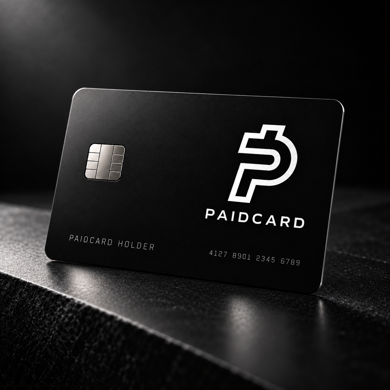 PAIDCARD black card